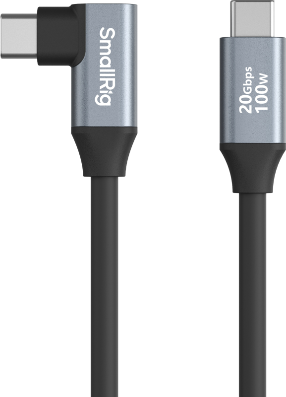 SMALLRIG 4791 USB-C KABEL (LIGE) TIL USB-C (VINKLET) 60CM