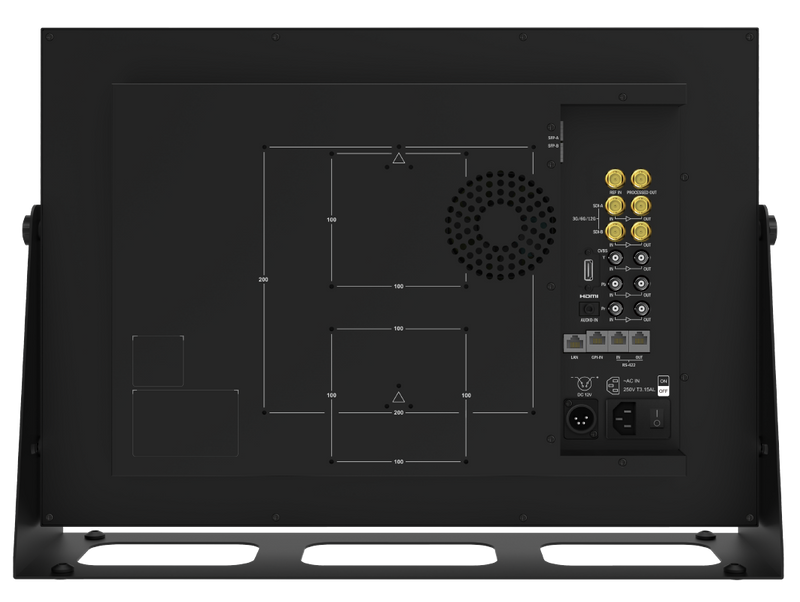 TVLogic SVM-243S 24" 12G-SDI with Full HD LCD Monitor, Display Resolution 1920 x 1200, Obit {l.073 Billion) Colors*, 2 x 12G-SDI Input and Loopout, Dual SFP Input, HDMI 1.4 Input