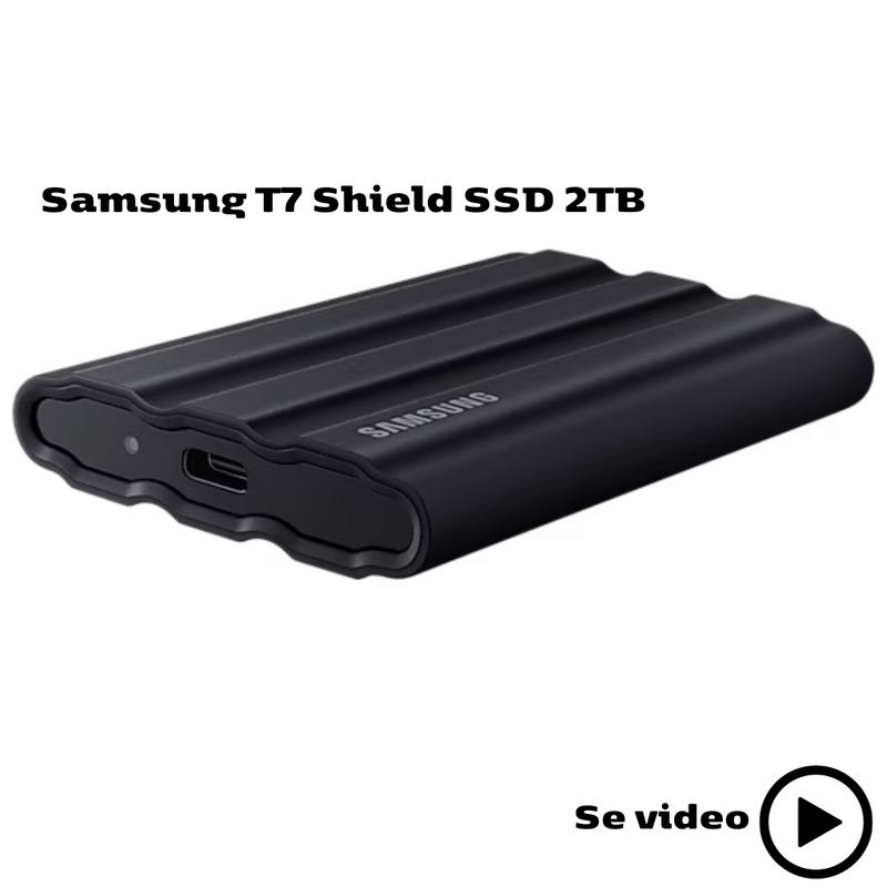 SAMSUNG T7 SHIELD SSD 2TB (BLACK)
