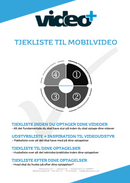 GRATIS TJEKLISTE TIL MOBILVIDEO