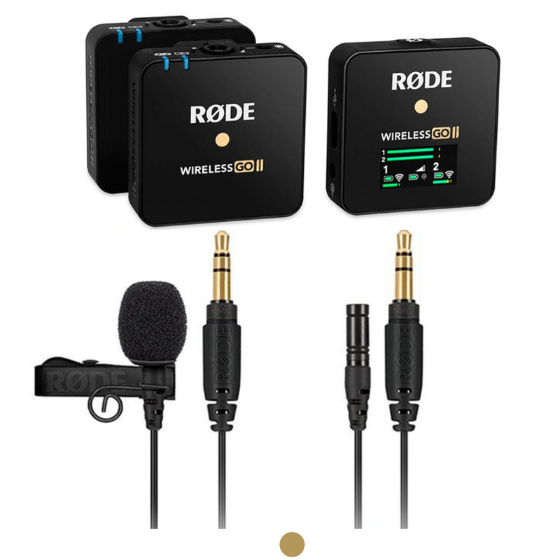 Røde Wireless GO II + 2 stk. Lavalier GO