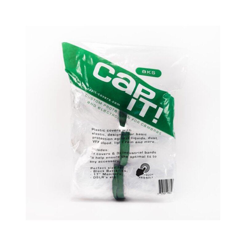 Cap Rine It CAP IT! 3 PACK RAIN COVERS (SMALL)
