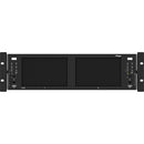 2 X 7? 1920X1080 DUAL LCD RACK MONITOR WITH UHD/4K READY / 3RU