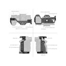SmallRig 5599 HawkLock Cage Kit Advanced Edition til Sony A7R V / A7 IV / A7S III / A1 / A7R IV