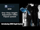 SIRUI PRO VIDEO TRIPOD KIT RAPID SVT-75 PRO + FLUID HEAD SVH15