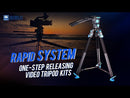 SIRUI PRO VIDEO TRIPOD KIT RAPID SVT-75 LITE + FLUID HEAD SVH15