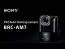 SONY BRC-AM7 PTZ AUTO FFRAMING CAMERA WITH AI ANALYTICS, BLACK