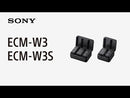 SONY ECM-W3 DUAL WIRELESS MICROPHONE