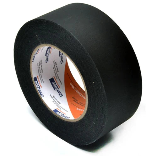 SHURTAPE P743 SPECIAL GRADE, PHOTO, BLACK MASKING TAPE (48MM)