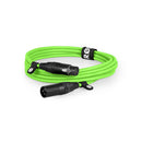RØDE XLR-kabel 3 m, grøn