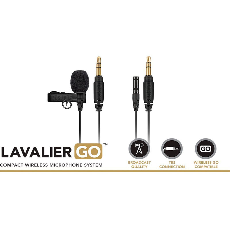 Røde Wireless GO II + 2 stk. Lavalier GO Mikrofoner Røde