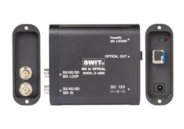 SWIT S-4605 HEAVY DUTY 3G-SDI TO OPTICAL FIBER CONVERTER