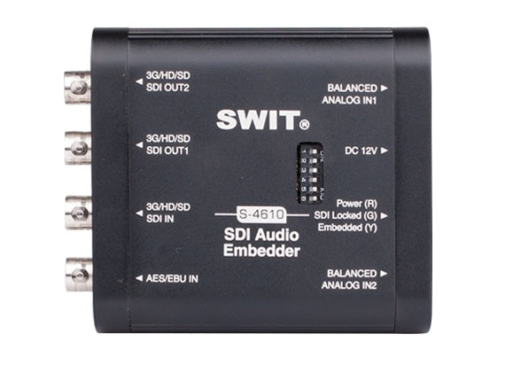 SWIT S-4610 SDI AUDIO EMBEDDER