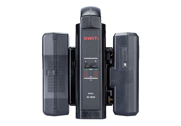 SWIT SC-302A GOLD MOUNT, 2 CHANNEL SEQUENTIAL CHARGER