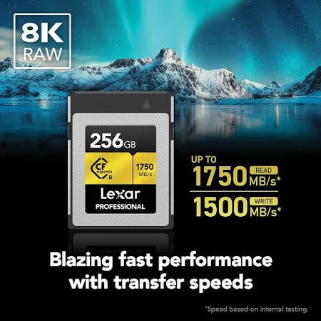 LEXAR CF EXPRESS PRO GOLF R1750/W1500 512GB