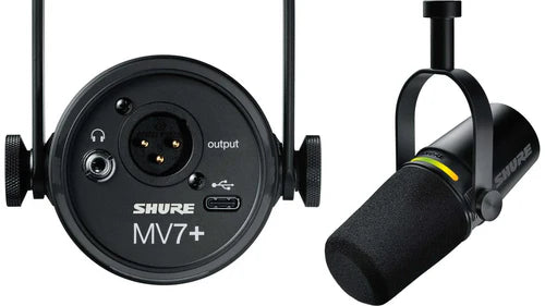 SHURE MV7+ & BOOM STAND BUNDLE