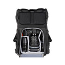 FocusPoint 30L Hybrid RollTop Backpack Asphalt Black