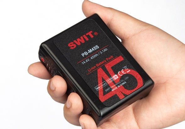 SWIT PB-M45S POCKET MINI BATTERY, V-MOUNT 45WH