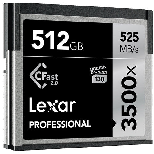 LEXAR PROFESSIONAL 512GB 3500X PRO CFAST