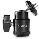 SMALLRIG 761 COLD SHOE MOUNT - BALLHEAD 1/4" SCREW