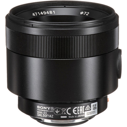 Sony 50 mm, f1,4, ZA SSM, Carl Zeiss®