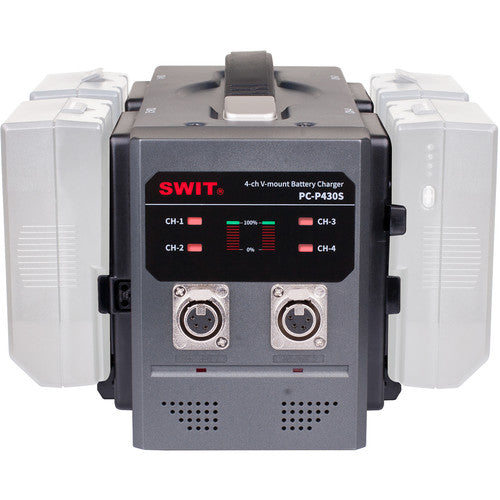 SWIT PC-P430S 4-CH V-MOUNT BATTERY QUICK CHARGER