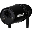 SHURE MV7 MICROPHONE XLR/USB BLACK