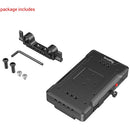 SMALLRIG 3203 ADVANCED V-MOUNT BATTERY MOUNT PLATE WITH DUAL 15MM ROD CLAMP