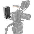 SMALLRIG 3203 ADVANCED V-MOUNT BATTERY MOUNT PLATE WITH DUAL 15MM ROD CLAMP