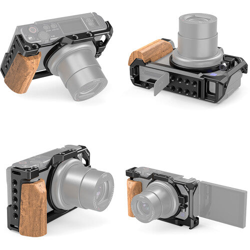 SMALLRIG  2937 CAGE WITH WOODEN HANDGRIP FOR SONY ZV1