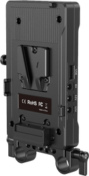 SMALLRIG 3203 ADVANCED V-MOUNT BATTERY MOUNT PLATE WITH DUAL 15MM ROD CLAMP