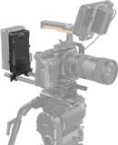 SMALLRIG 3203 ADVANCED V-MOUNT BATTERY MOUNT PLATE WITH DUAL 15MM ROD CLAMP