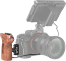 SMALLRIG 3323 SIDE HANDLE WOOD WITH START/STOP REMOTE TRIGGER