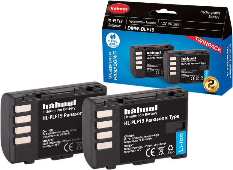 Hähnel DC Battery Panasonic HL-PLF19 for GH5 - Twinpack