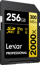 LEXAR PRO 2000X SDHC/SDXC UHS-II U3 (V90) R300/W260 256GB