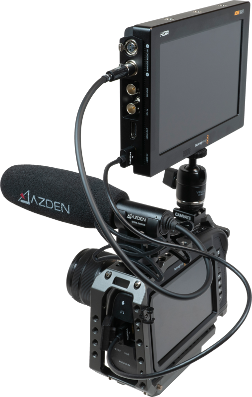 AZDEN SGM-250MX - CINE MIK - XLR MINI FOR BLACKMAGIC