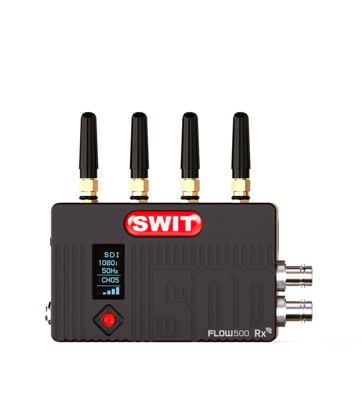 SWIT FLOW500 RX | 500FEET(150M) NEW GENERATION WIRELESS FHD VIDEO RECEIVER, SUPER ANTI-INTERFERENCE, NO-DELAY