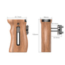 SMALLRIG 2093 HANDLE WOODEN UNIVERSAL SIDE
