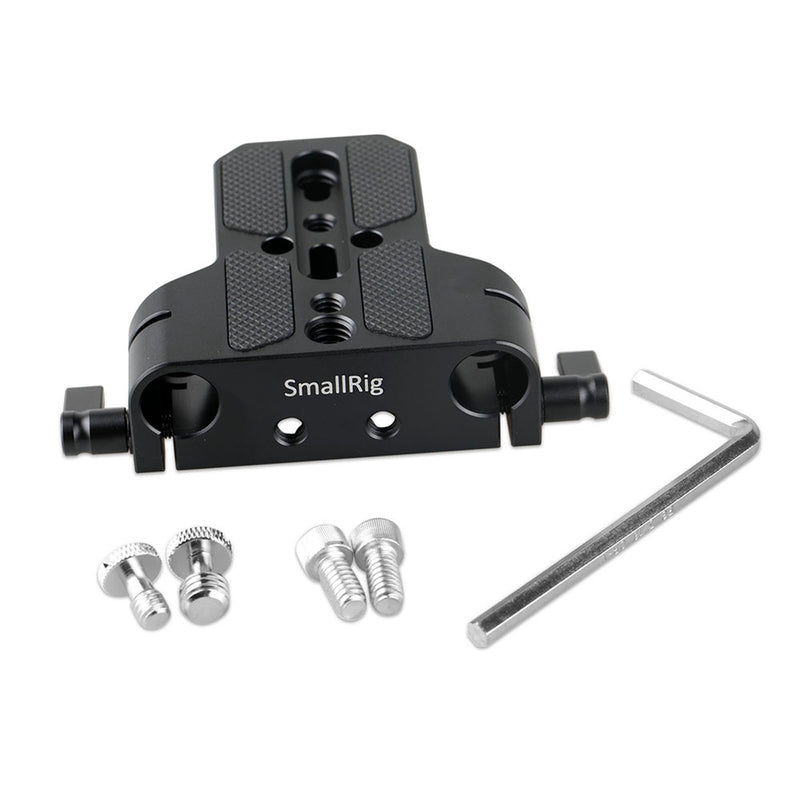 SMALLRIG BASEPLATE WITH DUAL 15MM ROD CLAMP S1674