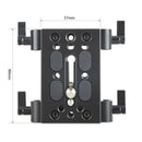 SMALLRIG 1798 BASEPLATE W/ DUAL 15MM ROD CLAMP