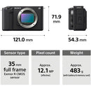SONY ZV-E1L FULL FRAME DSLR KAMERA M. 28-60 OBJEKTIV