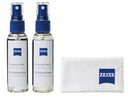 ZEISS RENGØRINGSSPRAY TIL OBJEKTIV. 2X RENSEMIDDEL TIL OBJEKTIV, 60 ML - NYT 1X MIKROFIBERKLUD, 18 X 18 CM