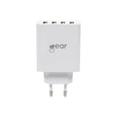 GEAR CHARGER 220V 4XUSB A5A/25W WHITE