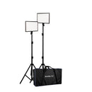 NANLITE LUMIPAD 25 LED 2 LIGHT KIT WITH STAND AND POWERSUPPLY