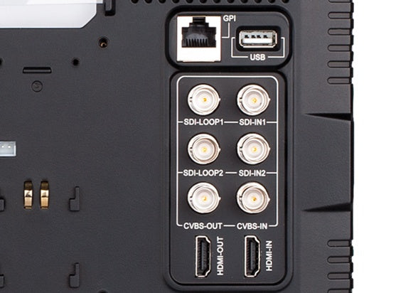SWIT S-1093F 9" FULL HD, 2K/3G/HD/SD-SDI/HDMI, 1920*1200 Waveform/Vector/Histogram/AFD/H/V delay/Audio meters / False color including hood, cold shoe/screw arm trestle