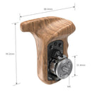 SmallRig 1891 Left Side Wooden Grip w/ ARRI R